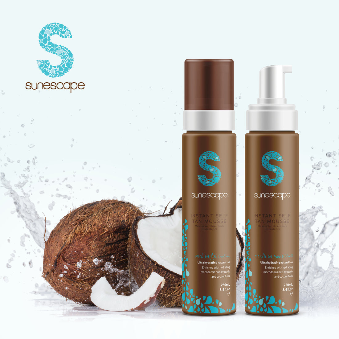 Sunescape Instant Self Tan Mousse 150ml - Month in Maui